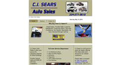 Desktop Screenshot of cjsearsauto.com
